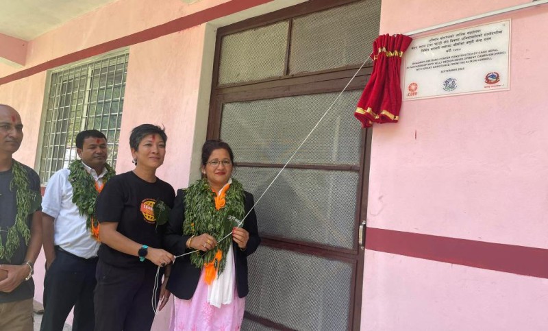 भगवती स्वास्थ्य चौकीको नवनिर्मित प्रसूति केन्द्रको भवन हस्तान्तरण